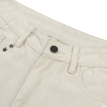 Star Studded Splash Ink Flare Pants