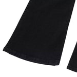 Risen Women's Mid-Rise Washed Flare Jeans