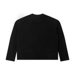 260G Waffle Knit Boxy Long Sleeve Tee