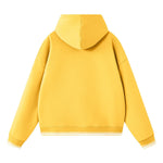 Color‑Block Ribbed Loose Warm Hoodie