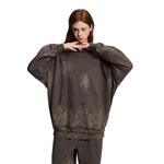 Heavy Washed Paint‑Splatter Destroyed Hoodie