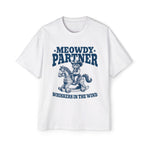 Meowdy Partner Cowboy Cat Graphic Tee-INNBLAC Fashion Apparel