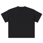 Relaxed Fit Boxy Solid Color Minimal Tee