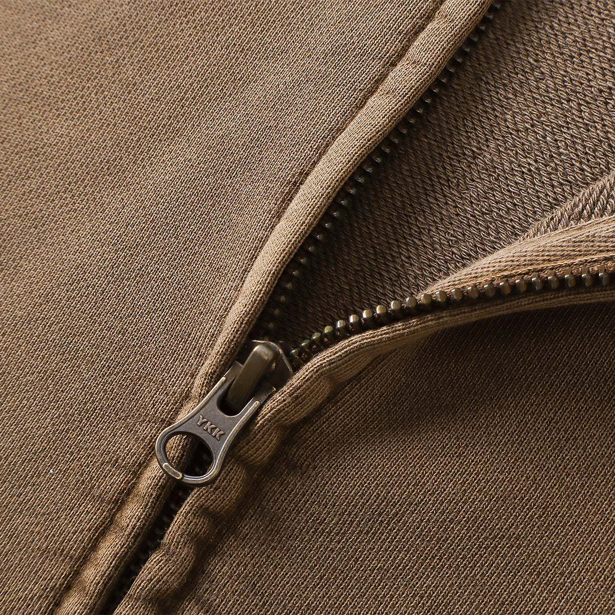 Vintage Washed Oversized Zip Up Distressed Hoodie