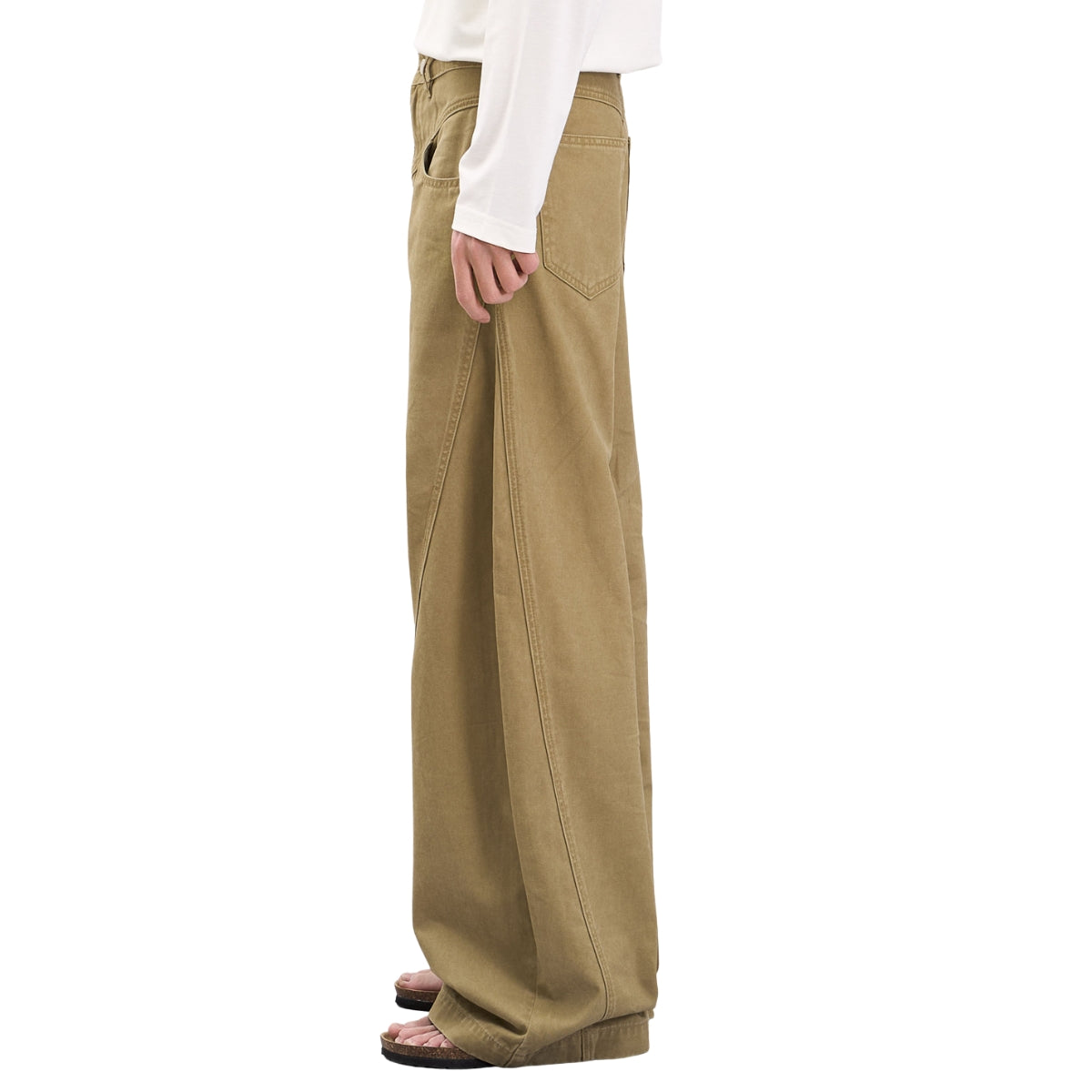 Retro Curved-Leg Relaxed Fit Jeans