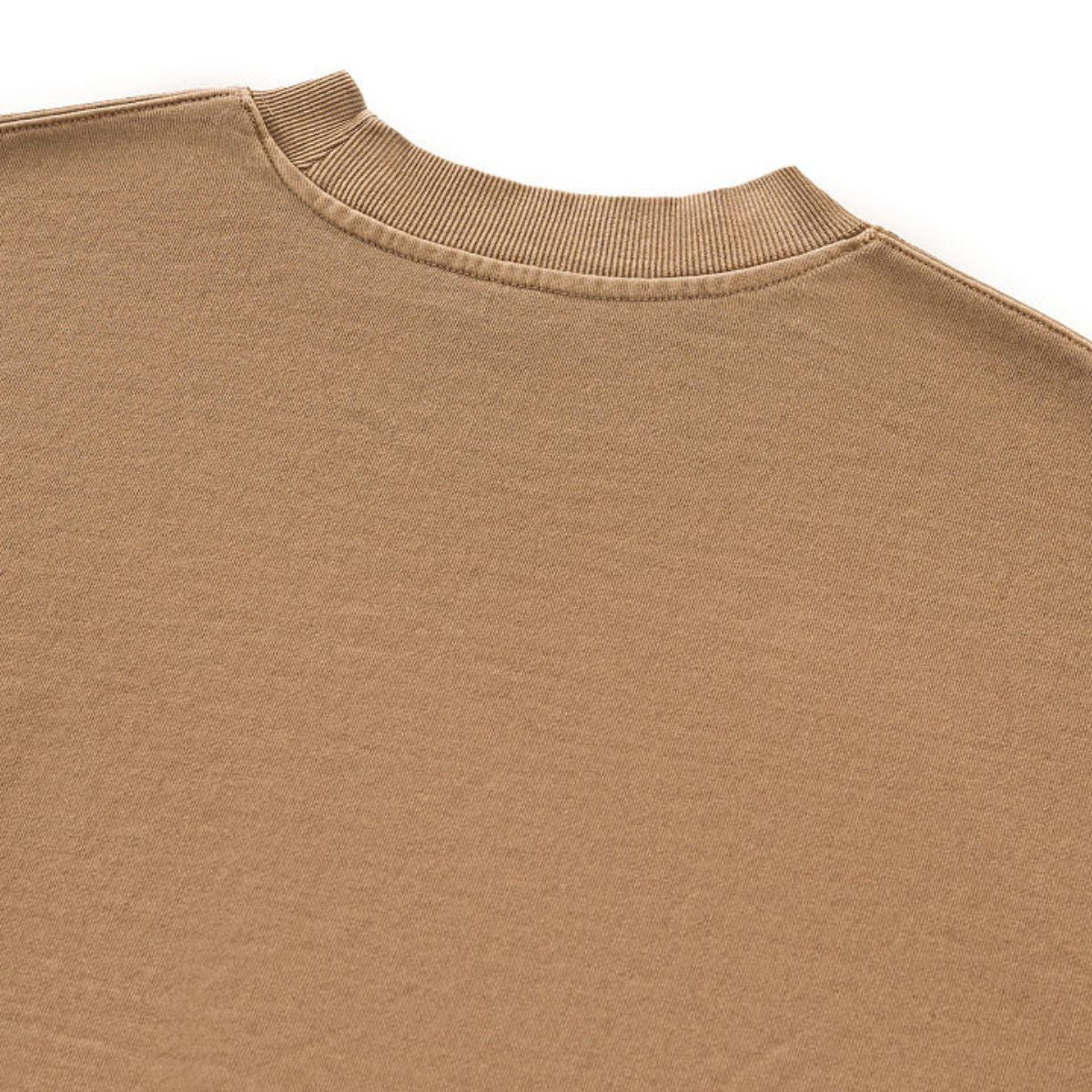 Heavyweight Cotton Washed Vintage Mid‑Length Sweatshirt