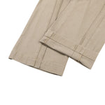 Seam‑Detail Wide‑Leg Twill Pants