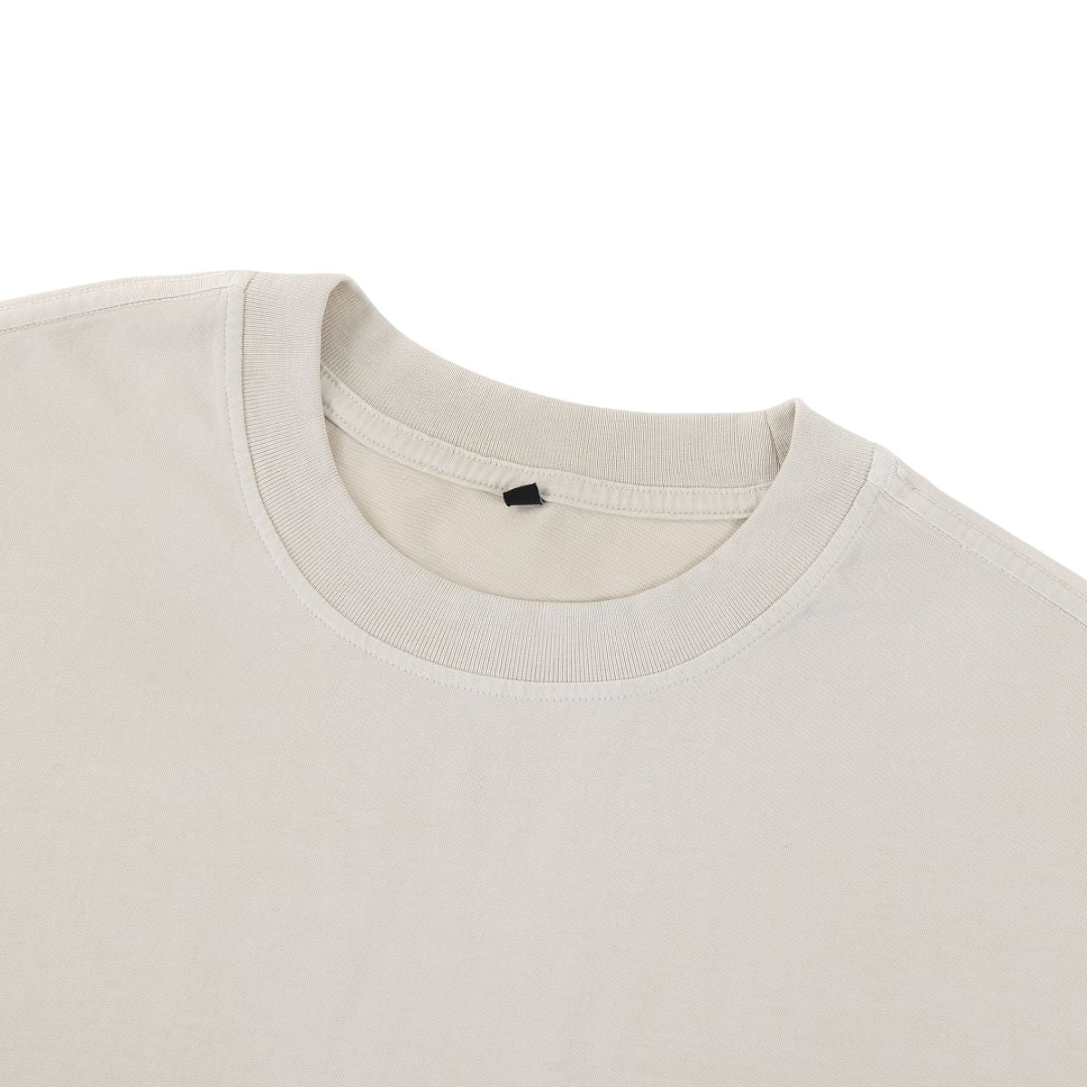 Spray Wash Cotton Relaxed Fit Long Sleeve Tee