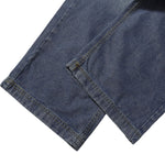 Vintage Washed Baggy Straight-Leg Denim Jeans