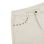 Star Studded Splash Ink Flare Pants