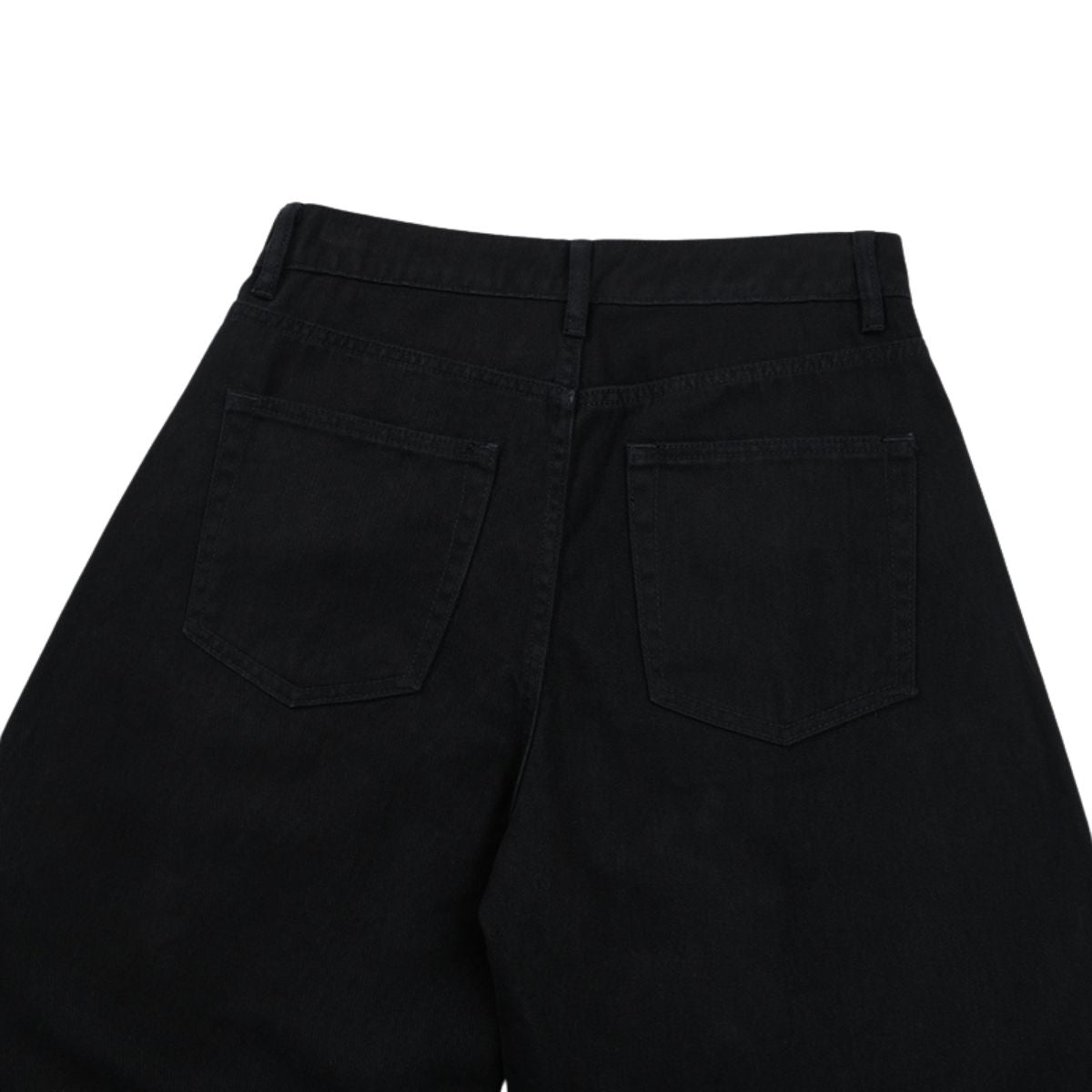 Voluminous Wide‑Leg Twill Casual Pants