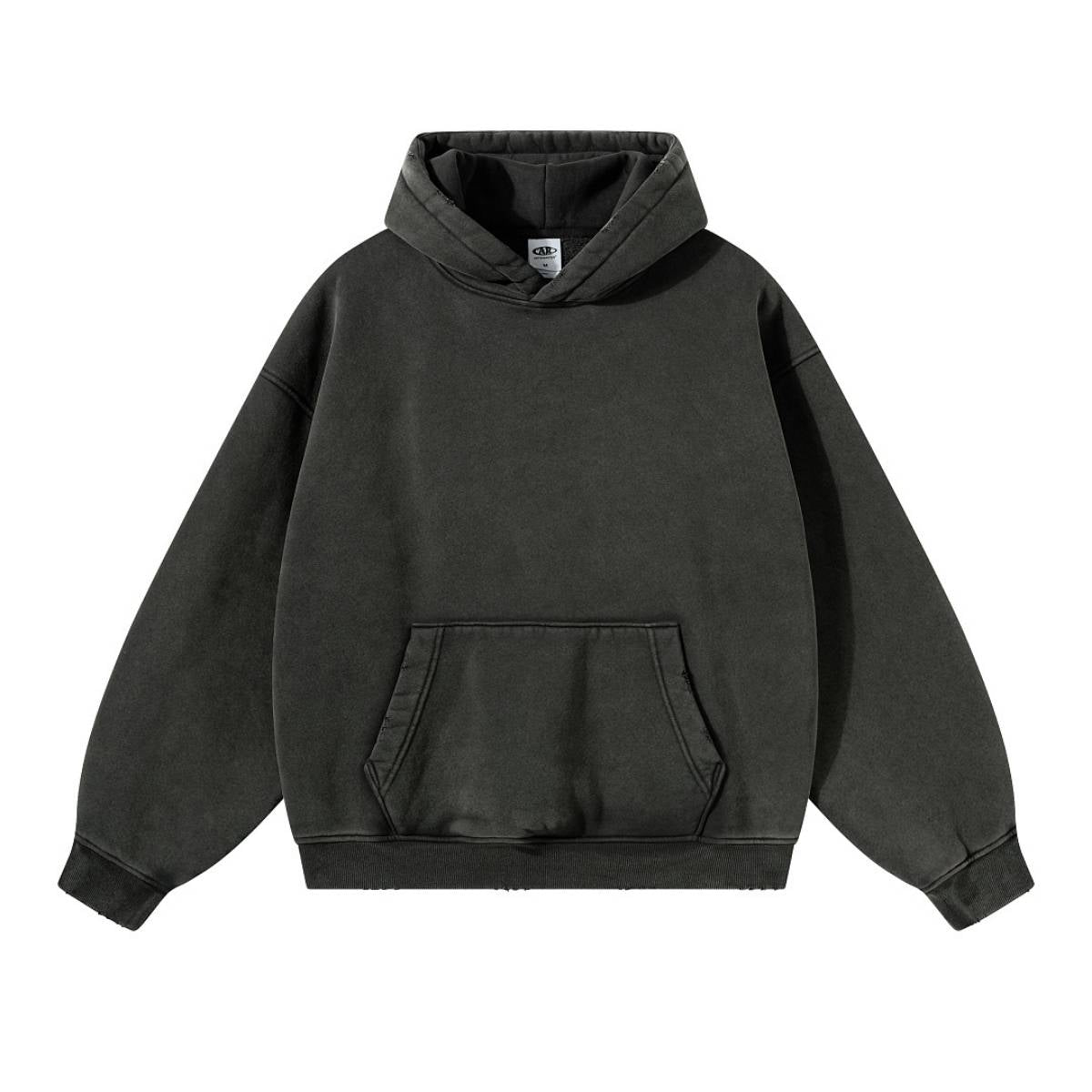 Sudadera con capucha de felpa de novio de gran tamaño