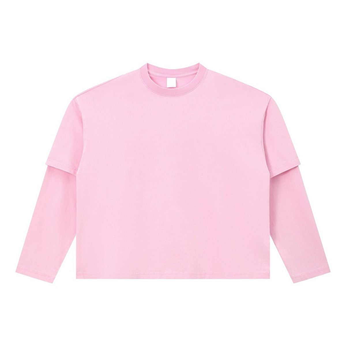 Vintage Snow‑Washed Relaxed Long Sleeve T‑Shirt