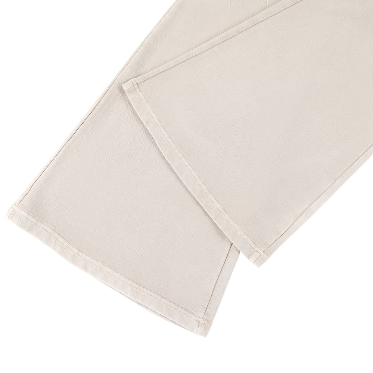 Heavyweight Washed Snow Wash Cotton Flare Pants for Women