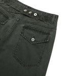 Relaxed Bootcut Pants With Reverse‑Pocket Washed‑Out Fade