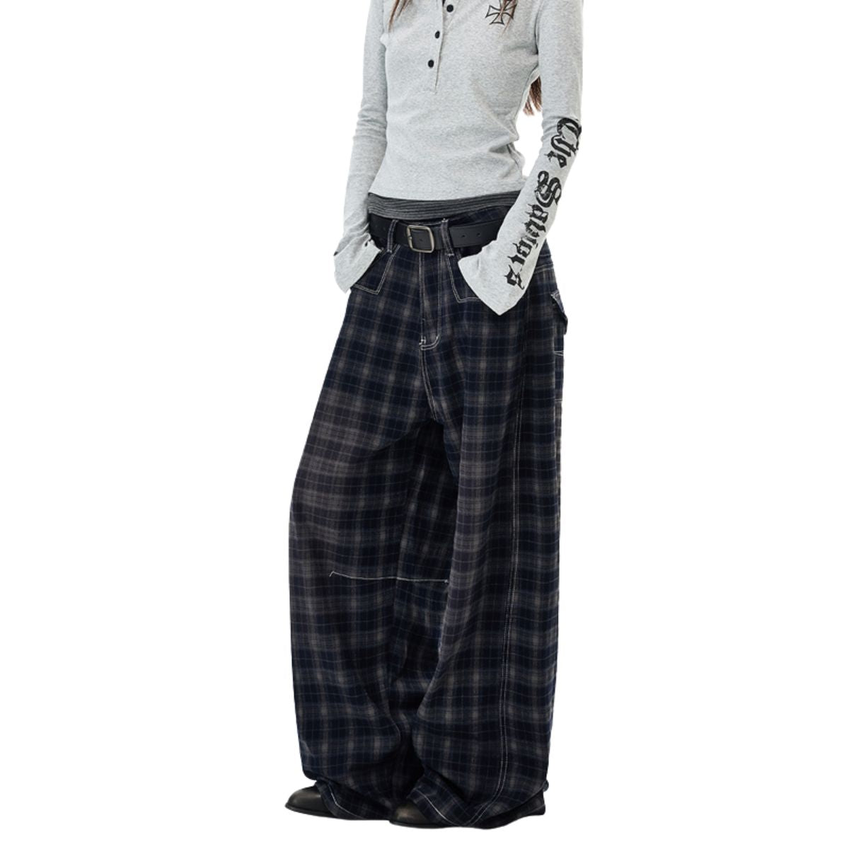 Adjustable Wide Leg Pants