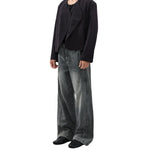 Washed American Streetwear Unisex Jeans