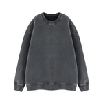 Heavyweight Fleece Washed Vintage Crew Neck Sweatshirt