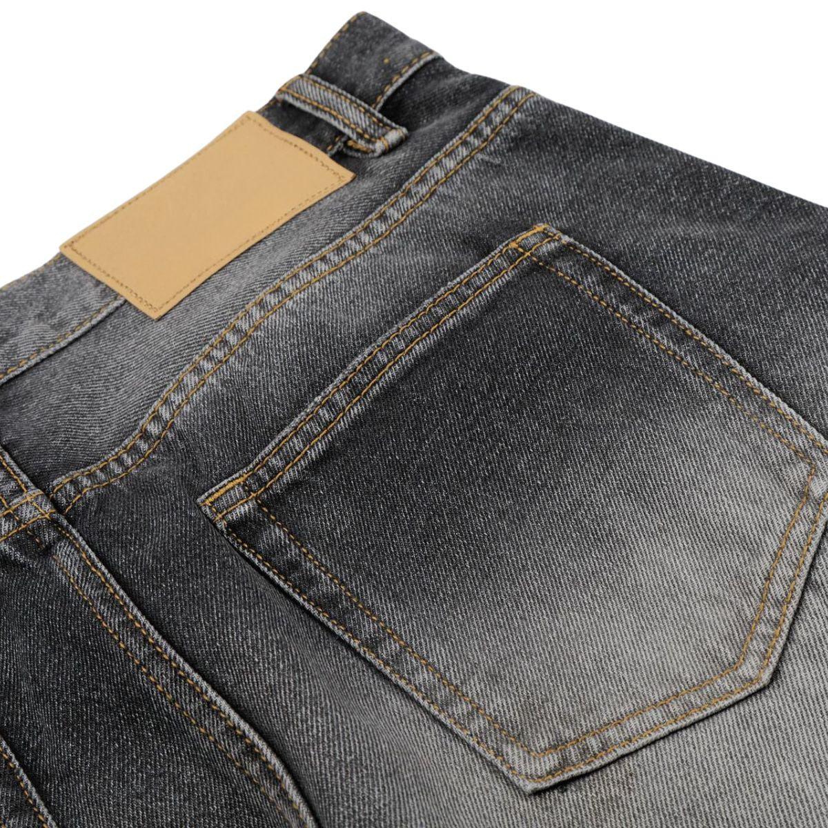 Vintage Washed Barrel Leg Distressed Jeans