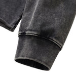 Boxy‑Fit Small V‑Neck Polo Cotton Sweatshirt
