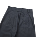 Vintage High Street Pleated Wide-Leg Draped Trousers