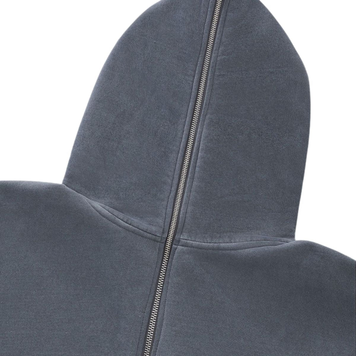 Vintage Washed Boxy Full Zip Hoodie Jacket