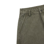 Vintage Washed Seam‑Detail Wide Leg Trousers
