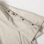 Button Shoulder Detail Vintage Washed Short Sleeve Tee