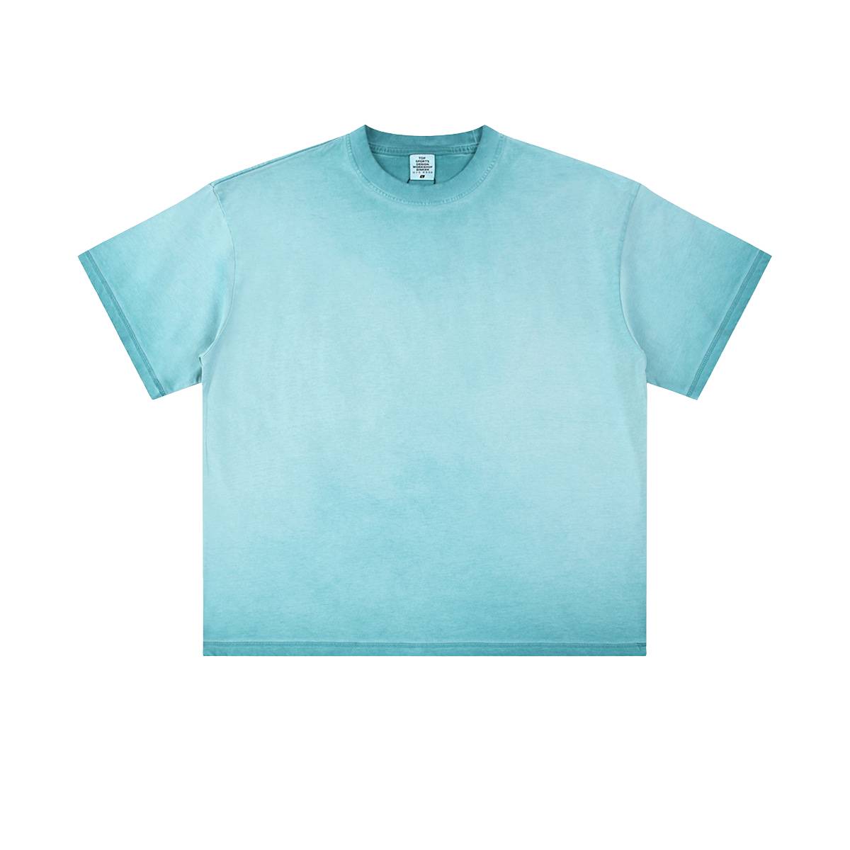 Camiseta desteñida con lavado a la piedra de 7.5 oz
