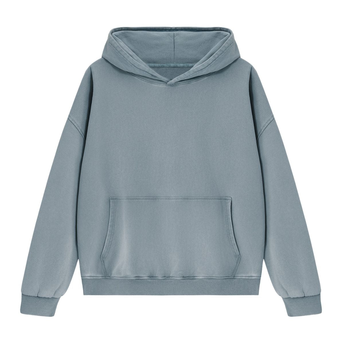 Cotton Heavyweight Washed Distressed Terry Hoodie