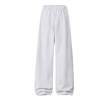 Premium Plain Pleated Seam Drape Wide Fit Stretch Pants