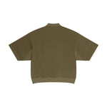 Oversized Mock Neck Short Sleeve T-shirt