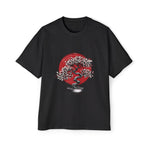 Gold Bonsai Red Enso Zen Graphic Tee-INNBLAC Fashion Apparel