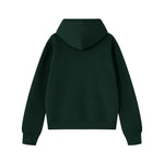 Fleece‑Lined Zip Up Vintage Regular Fit Hoodie