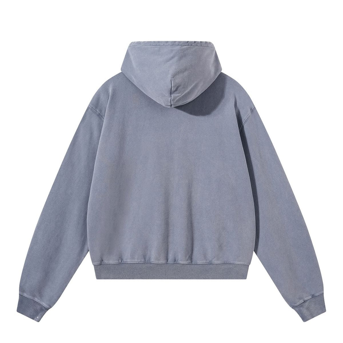 Snow Wash Vintage Distressed Ripped Hoodie