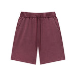 Bermudas con lavado vintage y salpicaduras de tinta