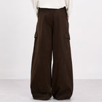Vintage Baggy Paneled Straight-Leg Cargo Pants