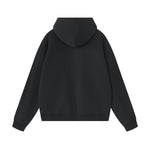 Cotton Structured French Terry Boxy Hoodie