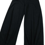 Balloon‑Cut Curved Wide Leg Trousers