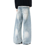 Vintage Fade Sculptural Barrel Leg Denim Jeans