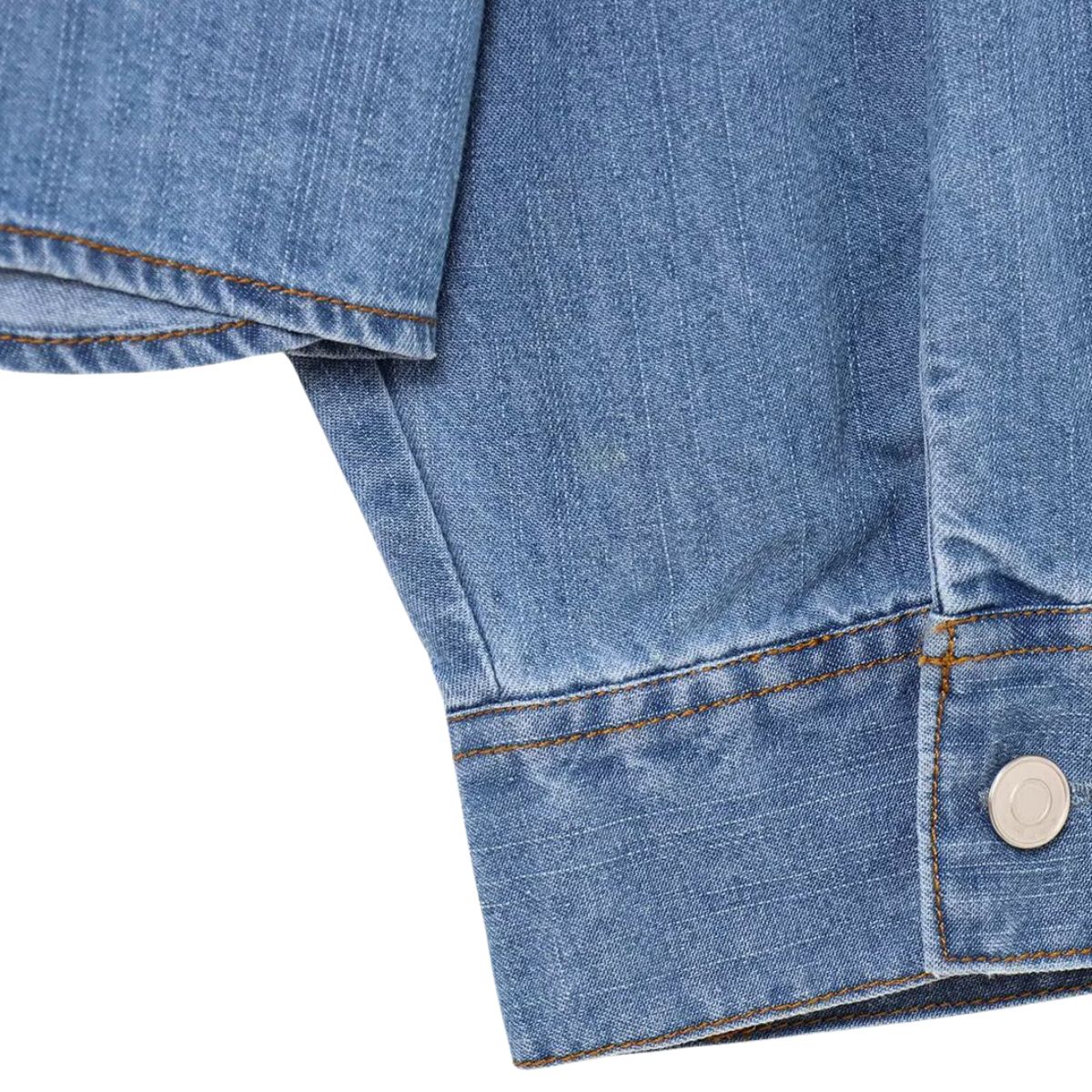 Vestido midi vaquero sin mangas con botones y aberturas en la parte delantera