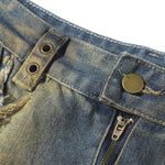 Smoke Rise Y2K Baggy Ripped Cargo Jeans