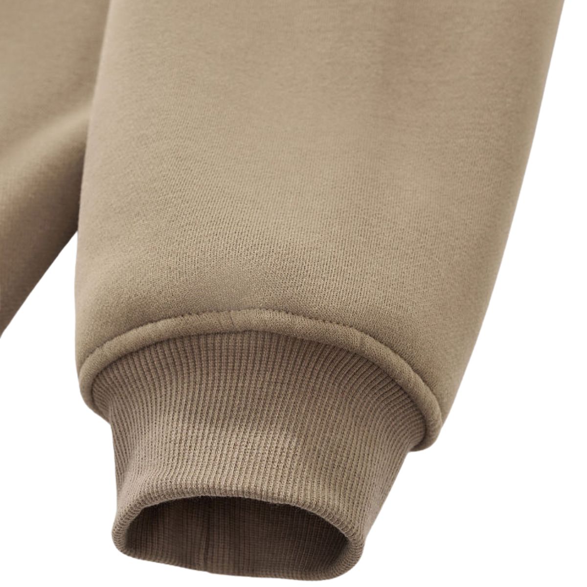 Heavyweight Fleece‑Lined Boxy Mock Neck Old‑Money Sweatshirt