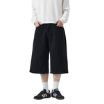 Retro Washed Baggy Straight-Leg Bermuda Shorts