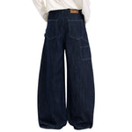 Vintage Slub Carpenter Baggy Denim Pants
