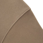 Old Money Cropped Polo Collar Fleece Sweatshirt