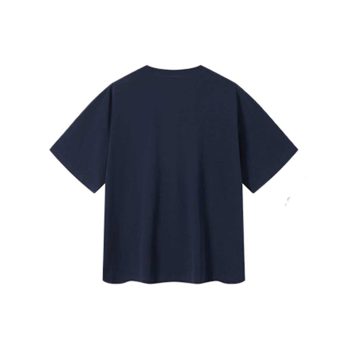 Camiseta destructiva de peso pesado con borde crudo de 10 oz