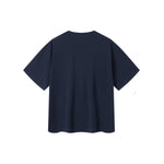 Camiseta destructiva de peso pesado con borde crudo de 10 oz