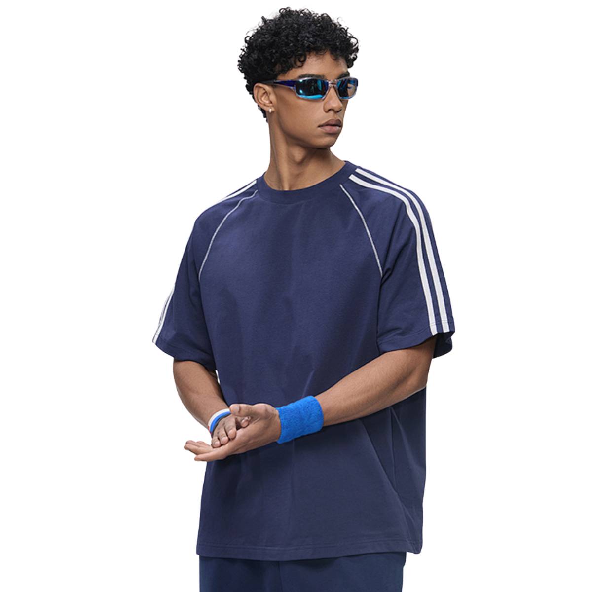 Heavyweight Cotton Colorblock Streetwear T-Shirt