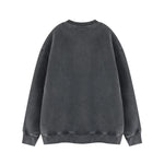 Heavyweight Fleece Washed Vintage Crew Neck Sweatshirt